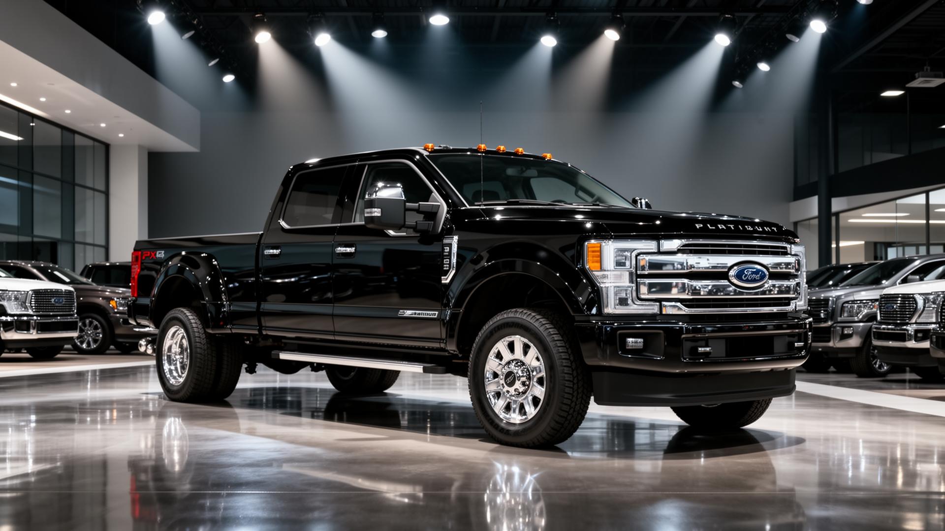 Ford F-450 Platinum 2026 noir